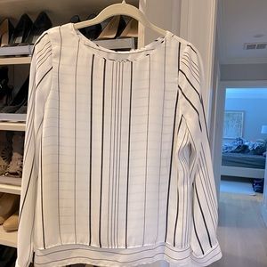 White house black market two layer top